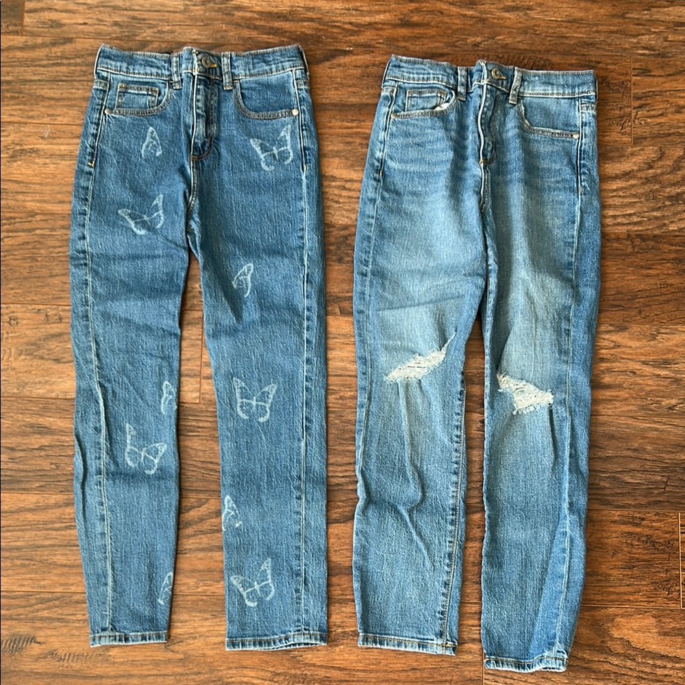 Stylish Bundle Of Blue Denim Girls Art Class Kids Jeans
